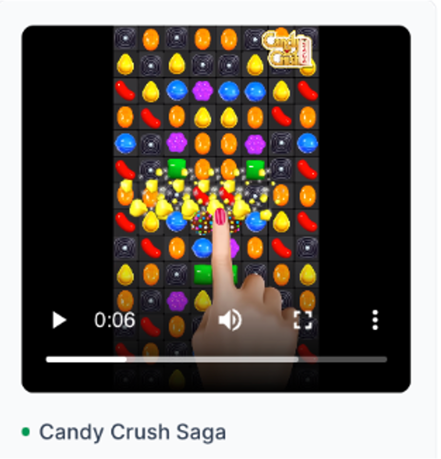 Candy crush screenshot